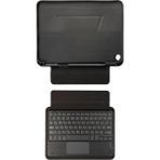 Maks Technology Galaxy Tab A9 Plus Uyumlu mkst Border Keyboard Bluetooh Bağlantılı Standlı Klavyeli Tablet Kılıfı-Siyah