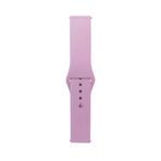Maks Technology Huawei Honor Magic 2 46mm Band Serisi 22mm Klasik Kordon Silikon Strap Kayış-Mor