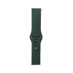 Maks Technology Huawei Honor Magic 2 46mm Band Serisi 22mm Klasik Kordon Silikon Strap Kayış-Pine Yeşil
