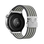 Maks Technology Huawei Honor Magic 2 46mm MKST KRD-133 22mm Naylon Kumaş Hasır Örgülü Kordon - Gri