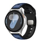 Maks Technology Huawei Honor Magic 2 46Mm Mkst Krd-135 22Mm Silikon Kordon Strap Kayış - Lacivert-Siyah