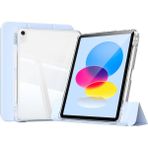 Maks Technology iPad 11.nesil 2025 Kılıf Magnetik Ayrılabilen Airbagli mkst Sliding Tablet Kılıfı - Mavi Açık - Açık Mavi