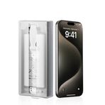 Maks Technology İphone 13 Mkst 3D Oliv Hd Temperli Cam Ekran Koruyucu + Kolay Uygulama Aparatı - Şeffaf