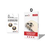 Maks Technology iPhone 14 Plus MKST CL-12 Premium Safir Parmak İzi Bırakmayan Anti-Reflective Kamera Lens Koruyucu - Turuncu