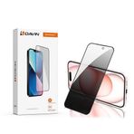 Maks Technology iPhone 15 Plus Davin 5D Privacy Cam Ekran Koruyucu - Siyah