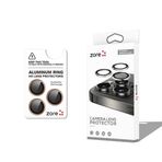 Maks Technology iPhone 16 Pro MKST CL-12 Premium Safir Parmak İzi Bırakmayan Anti-Reflective Kamera Lens Koruyucu - Çöl Titanyum