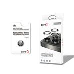Maks Technology iPhone 17 Air MKST CL-12 Premium Safir Parmak İzi Bırakmayan Anti-Reflective Kamera Lens Koruyucu - Gümüş