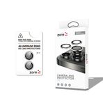 Maks Technology iPhone 17 MKST CL-12 Premium Safir Parmak İzi Bırakmayan Anti-Reflective Kamera Lens Koruyucu - Gümüş