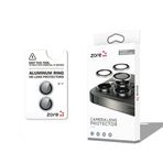 Maks Technology iPhone 17 MKST CL-12 Premium Safir Parmak İzi Bırakmayan Anti-Reflective Kamera Lens Koruyucu - Mavi Açık