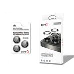 Maks Technology iPhone 17 Pro Max MKST CL-12 Premium Safir Parmak İzi Bırakmayan Anti-Reflective Kamera Lens Koruyucu - Gri