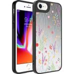 Maks Technology iPhone 8 Plus Kılıf Aynalı Desenli Kamera Korumalı Parlak MKST Mirror Kapak - Dallar