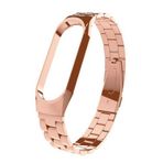 Maks Technology Mi Band 4 Uyumlu KRD-05 Metal MKST Kordon-Gold