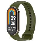 Maks Technology Mi Band 9 Serisi Klasik Kordon Silikon Strap Kayış-Haki