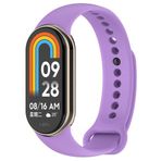 Maks Technology Mi Band 9 Serisi Klasik Kordon Silikon Strap Kayış-Lila
