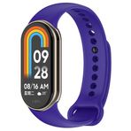Maks Technology Mi Band 9 Serisi Klasik Kordon Silikon Strap Kayış-Mor