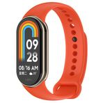 Maks Technology Mi Band 9 Serisi Klasik Kordon Silikon Strap Kayış-Turuncu