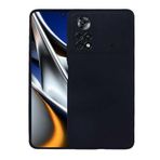 Maks Technology Poco M4 Pro 4G Kılıf MKST Premier Silikon Kapak - Siyah