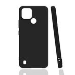 Maks Technology Realme C21 Kılıf MKST Biye Silikon - Siyah