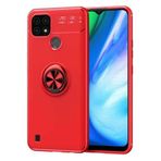 Maks Technology Realme C21 Kılıf MKST Ravel Silikon Kapak - Kırmızı