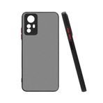 Maks Technology Redmi Note 12S Kılıf MKST Hux Kapak - Siyah
