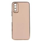 Maks Technology Vivo Y20 Kılıf MKST Bark Kapak - Rose Gold