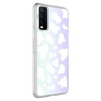 Maks Technology Vivo Y20 Kılıf Mkst M-Blue Desenli Kapak - Cow No2
