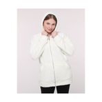MAKSEN TEKSTİL Kapüşonlu Welsoft Peluş Hırka - Cepli Kapüşonlu Fermuarlı Kışlık Peluş Hırka Ceket