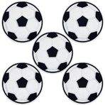 makstore 5 adet futbol yama kiti - 7,5 cm futbol ütüsü futbol yaması, kıyafet, çanta, ceket, tişört, kot için