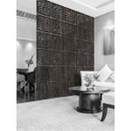 Makta ® Lazer Kesim Sarkıt Paravan, Ahşap Seperatör, Oda Bölücü 4'lü Panel Levha Seti - 40 x 40