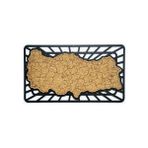 Makta Siyah Kahverengi Türkiye Haritalı Dekoratif Mantar Pano 17 x 30 cm Parça Sayısı: 1