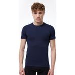 Malabadi 030 Lacivert Yuvarlak Yaka Kısa Kol Modal Erkek Body