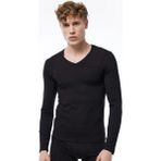 Malabadi 059 Siyah V Yaka Uzun Kollu Modal Erkek Body