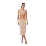 Malabadi 1061 Ten Rengi Tam Boy Uzun Etek Astarı Modal Jüpon