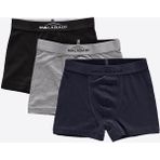 Malabadi 3 Lü Paket Siyah Gri Füme Erkek Çocuk Boxer 3M208 - 10 Yaş - Siyah - Füme - Gri