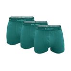 Malabadi 3M075 Pamuk Elastan 3'lü Yeşil Erkek Boxer