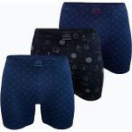 Malabadi 3M250 Set-2 3 Adet Desenli Modal Uzun Erkek Boxer
