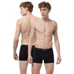 MALABADİ Erkek 2 li Pamuk Elastan Boxer 2M075 (Siyagh, XL)