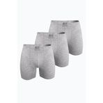 Malabadi Erkek 3 Lü Gri Premium Collection Modal Uzun Boxer 3M250
