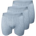 Malabadi Erkek 3 Lü Modal Uzun Boxer M3010 - 2XL - Gri