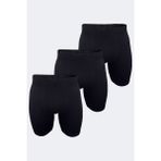 Malabadi Erkek 3 Lü Paket Siyah Uzun Paçalı Modal Boxer 018 - 2XL
