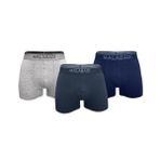 Malabadi Erkek 3 lü Premium Collection Modal Boxer 3M252 (Lacivert-Gri-Füme, M)