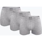 Malabadi Erkek 3'lü Premium Collection Modal Boxer 3M251 (Gri, XL)
