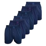 Malabadi Erkek 6 lı Premium Collection Desenli Geniş Kalıp Modal Boxer 6M254 (Lavivert, L)