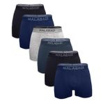 Malabadi Erkek 6 lı Premium Collection Modal Boxer 6M252 (Karma, S)
