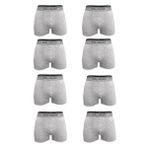 Malabadi Erkek 8 li Premium Collection Modal Boxer 8M252 (Gri, M)