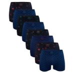 Malabadi Erkek 8'li Premium Collection Modal Boxer 8M251 (Desenli, S)