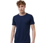 Malabadi Erkek Basic Yuvarlak Yaka İnce Modal T-Shirt 084 (as8, numeric_go, Lacivert, S)