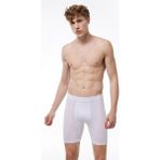 Malabadi Erkek Beyaz Uzun Paçalı Modal Boxer 019 - 2XL