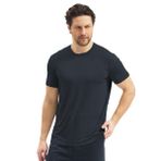 Malabadi Erkek Bisiklet Yaka Micro Modal Extra Yumuşak Rahat Kalıp Tişört 930 (Füme, 2XL)