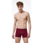 Malabadi Erkek Bordo Pamuk Elastan Boxer 074 - XL